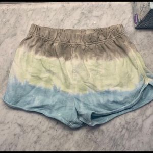 Tie dye shorts